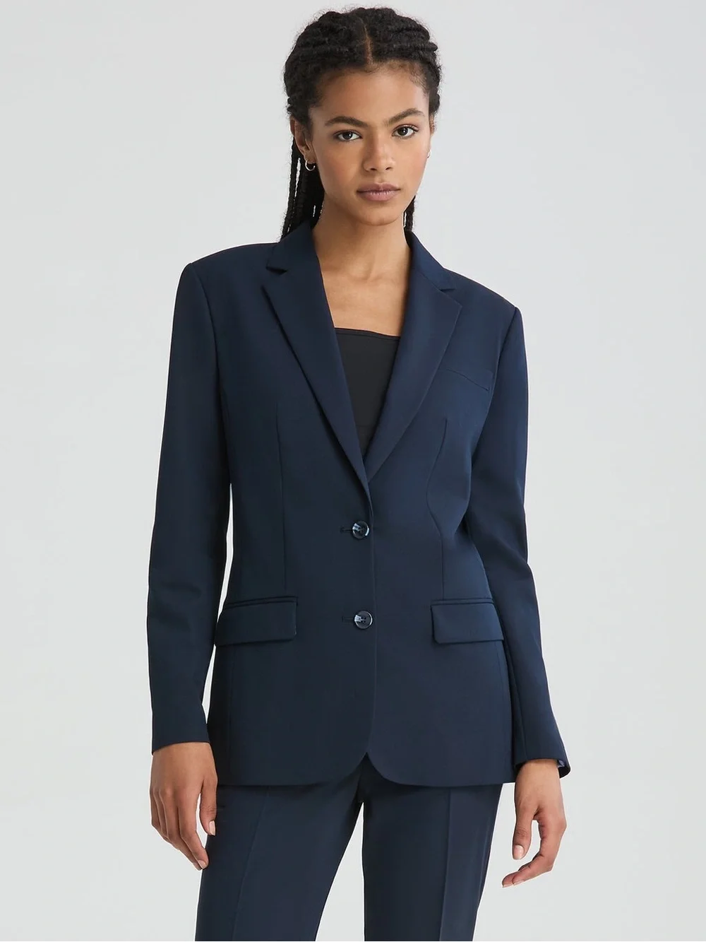 Brooks Brothers Navy Blue 2 Button Wool Blazer